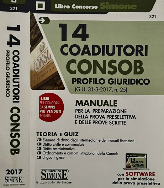 14 coadiutori Consob - profilo giuridico manuale completo per la …