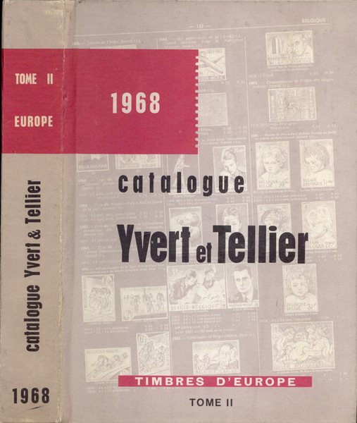 Catalogue Yvert et Tellier 1968 Tome II
