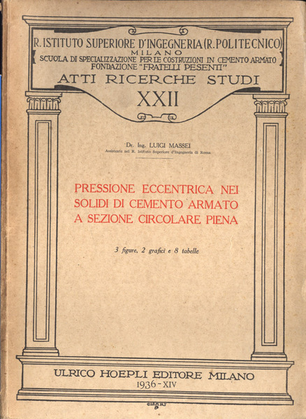 Pressione eccentrica nei solidi di cemento armato a sezione circolare …