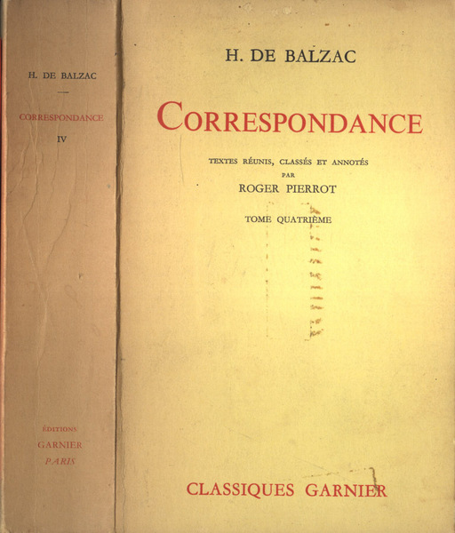 Correspondance Tome IV