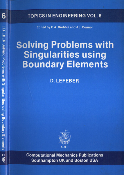 Solving problems with singularities using boundary elements