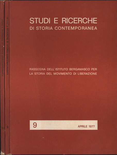 Studi e ricerche di storia contemporanea n. 9 - 10