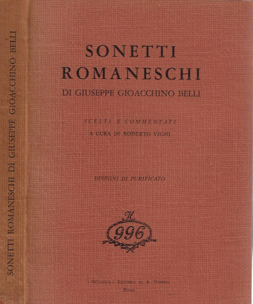 Sonetti Romaneschi di Giuseppe Gioachino Belli