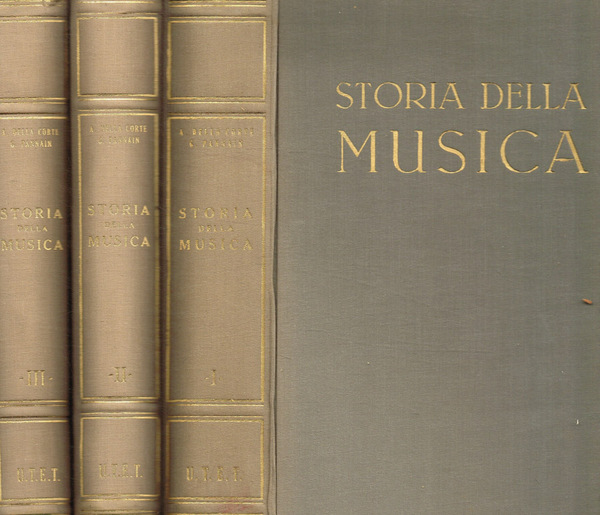 Storia della musica. 3voll. I-Dal medioevo al Seicento. II-Il Settecento …