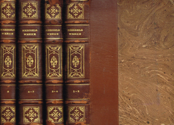 Hebbels Werke 4voll. 1/2, 3/4, 5/7, 8