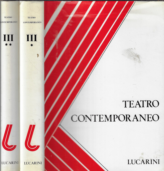 Teatro Contemporaneo vol. III, I-II