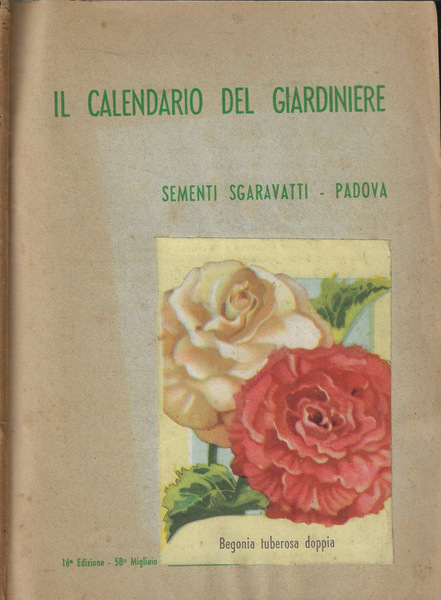 Il calendario del giardiniere