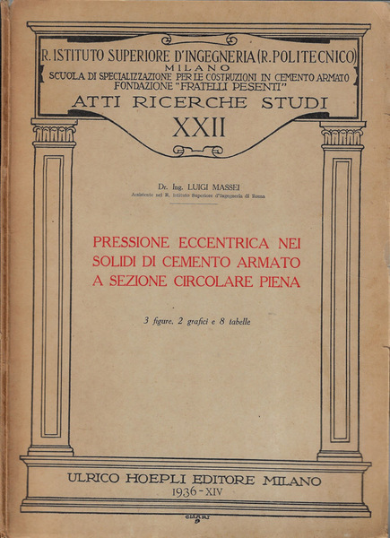Pressione eccentrica nei solidi di cemento armato a sezione circolare …