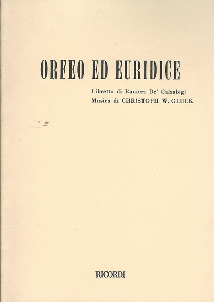 Orfeo ed Euridice