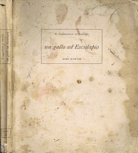 Un Gallo ad Esculapio