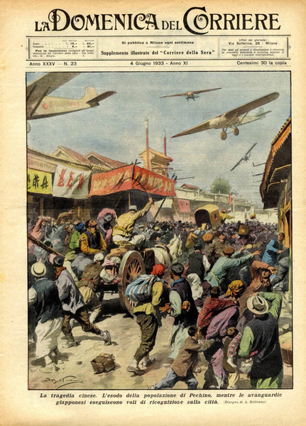 LA DOMENICA DEL CORRIERE N.23 DEL 4 GIUGNO 1933