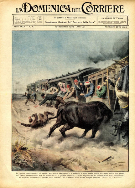 LA DOMENICA DEL CORRIERE N.47 DEL 19 NOVEMBRE 1933