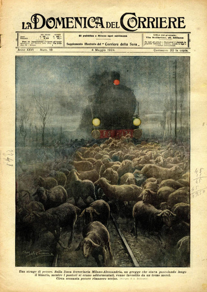 LA DOMENICA DEL CORRIERE N.18 DEL 4 MAGGIO 1924