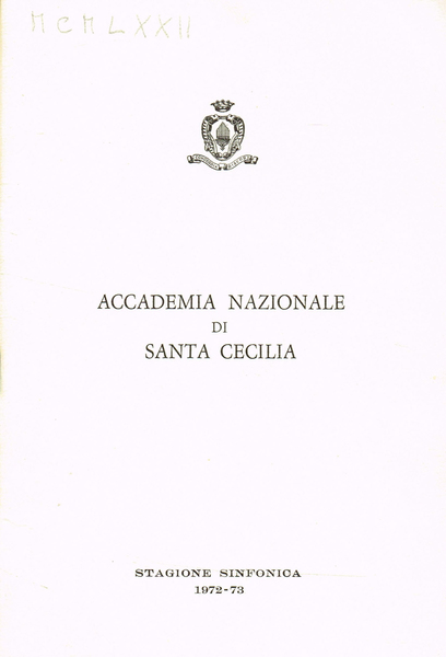 ACCADEMIA NAZIONALE DI SANTA CECILIA