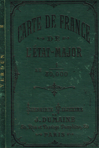 Carte de France de l'état-major ai 1/80.000