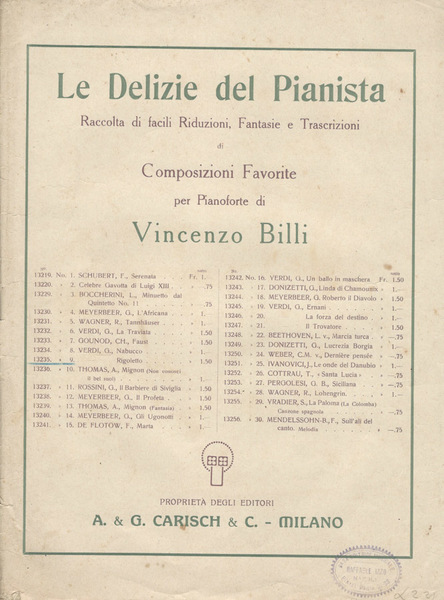 Le delizie del Pianista