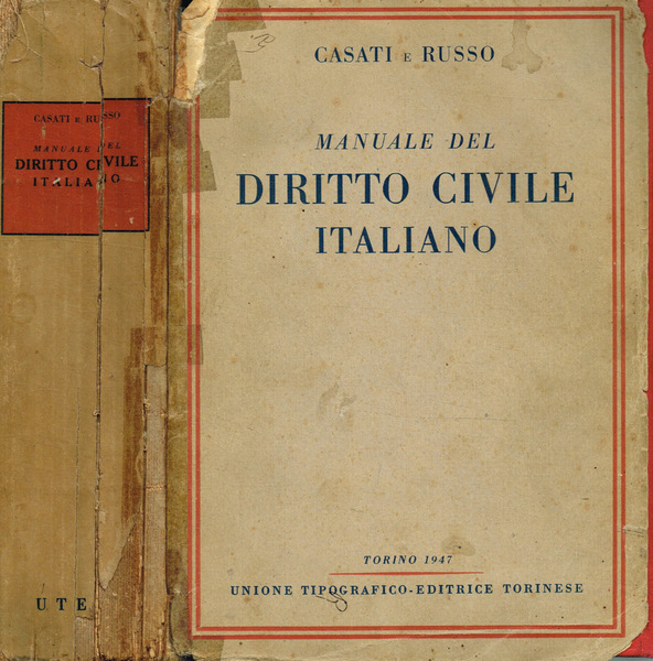 Manuale del Diritto Civile italiano