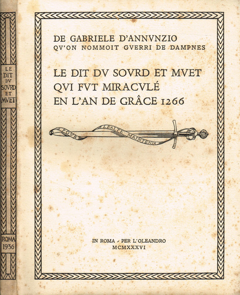 Le dit du sourd et muet qui fut miraculé en …