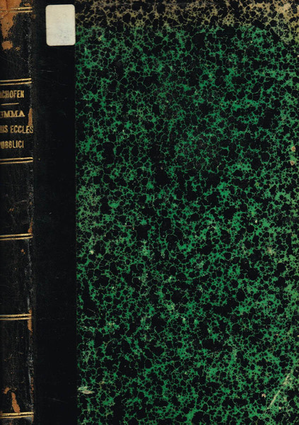 SUMMA JURIS ECCLESIASTICI PUBLICI