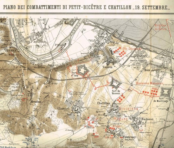 PIANO DEI COMBATTIMENTI DI PETIT BICETRE E CHATILLON 19 SETTEMBRE …