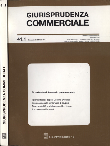 Giurisprudenza commerciale n. 41. 1