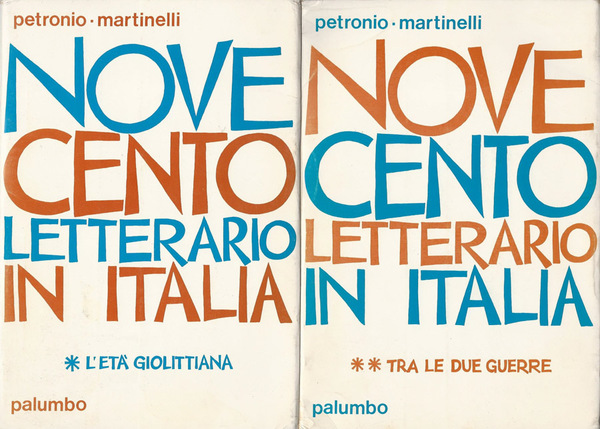 Il novecento letterario in Italia Voll. 1; 2