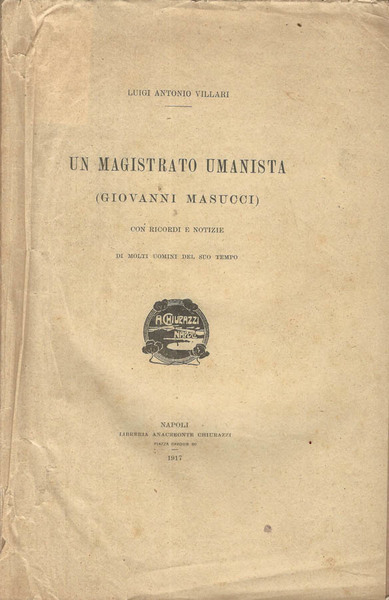 Un magistrato umanista (Giovanni Masucci)