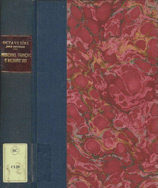 Musiciens francais d'Aujourd'hui