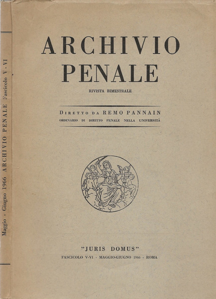 Archivio Penale. Rivista bimestrale
