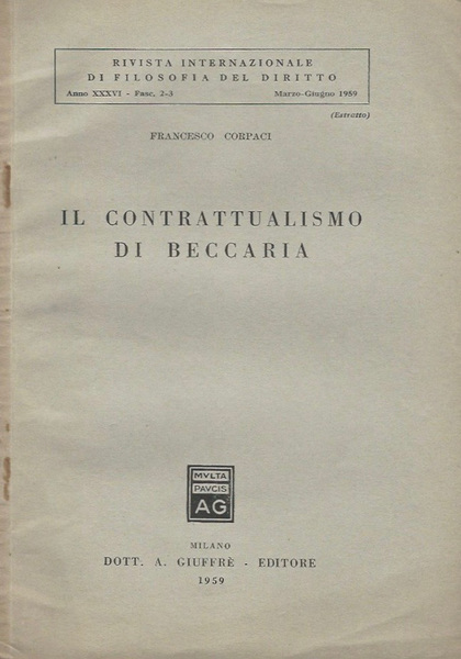 il contrattualismo di Beccaria
