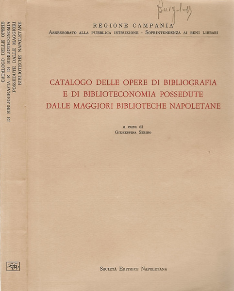 Catalogo delle opere di bibliografia e di biblioteconomia possedute dalla …