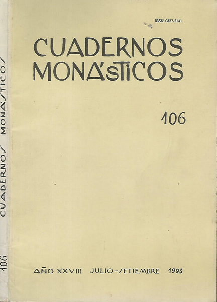 Cuadernos monasticos n. 106