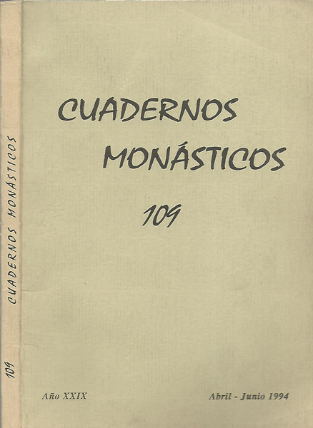 Cuadernos monasticos n. 109