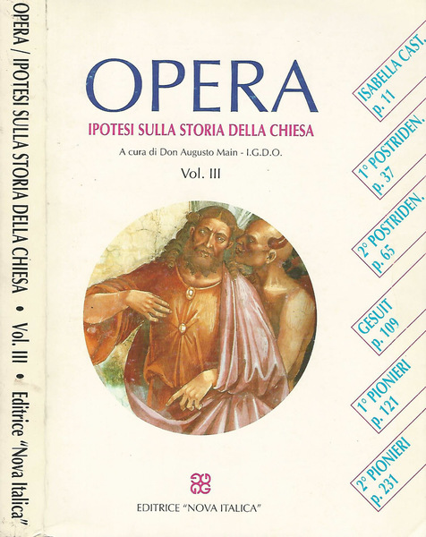 Opera a cura di don Augusto Mariani