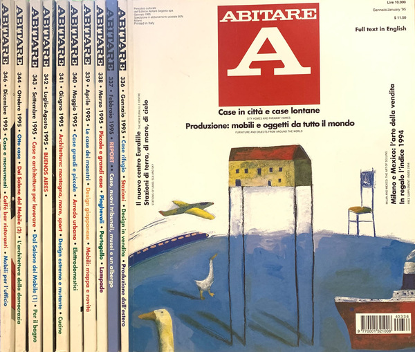 Abitare. Anno 1995 - N. 336 (Gennaio), N. 337 (Febbraio), …