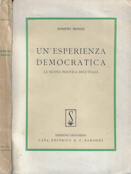Un'esperienza democratica