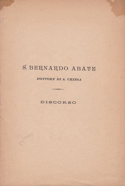S. Bernardo Abate