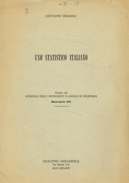 Uno statistico italiano