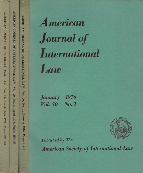 American Journal of International Law
