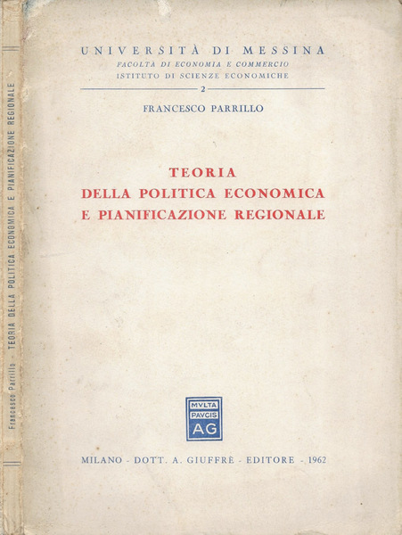 Teoria della politica economica e pianificazione regionale