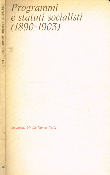 Programmi e statuti socialisti (1890-1903)