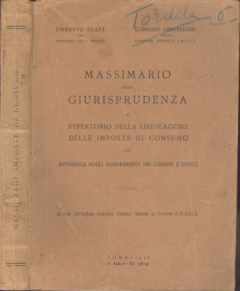 Massimario della Giurisprudenza