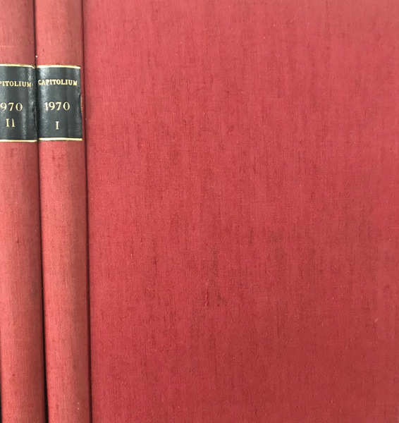 Capitolium, la Rivista di Roma 1970
