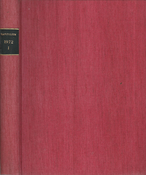 Capitolium, la Rivista di Roma, 1972