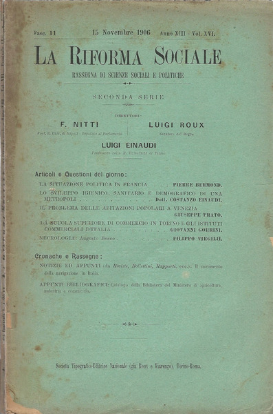 La Riforma Sociale Fasc. 11