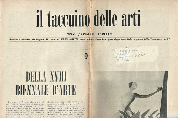 Il Taccuino delle Arti n. 6