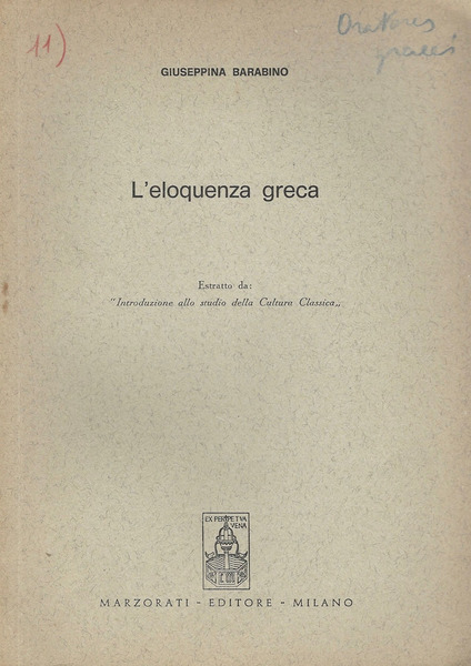 L' eloquenza greca