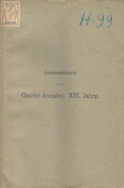 Ein Fall von zweimaliger Erkrankung mit Kothbrechen und Ausgang in …