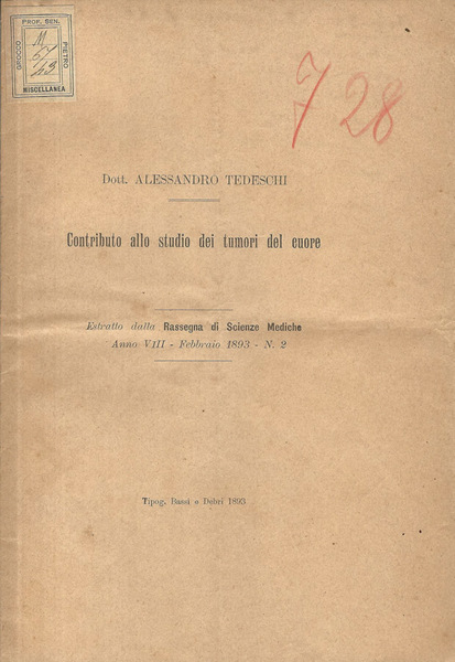 Contributo allo studio dei tumori del cuore