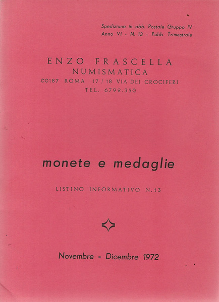 Monete e medaglie